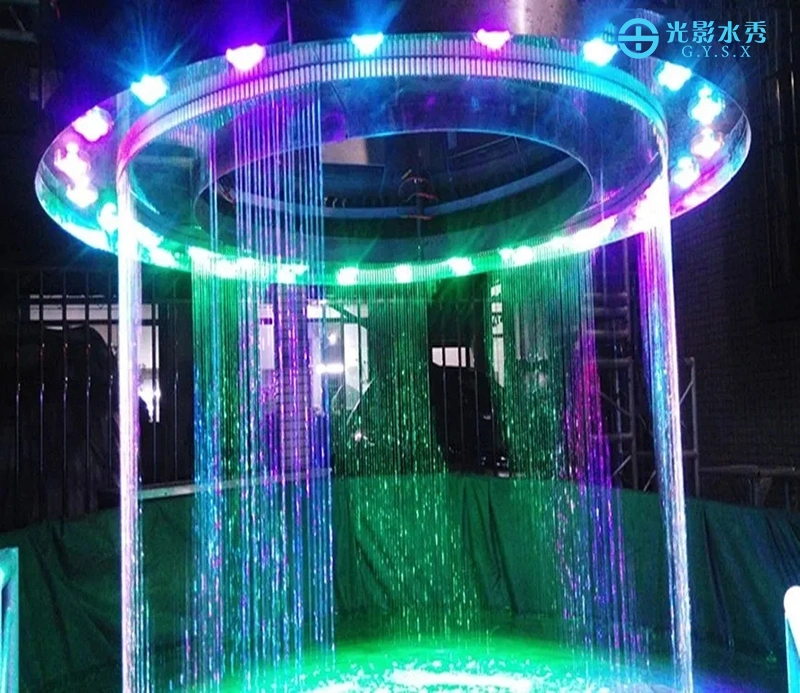 Indoor Wall Water Feature Graphic Digital Water Curtain Price for Decorate Wedding Show