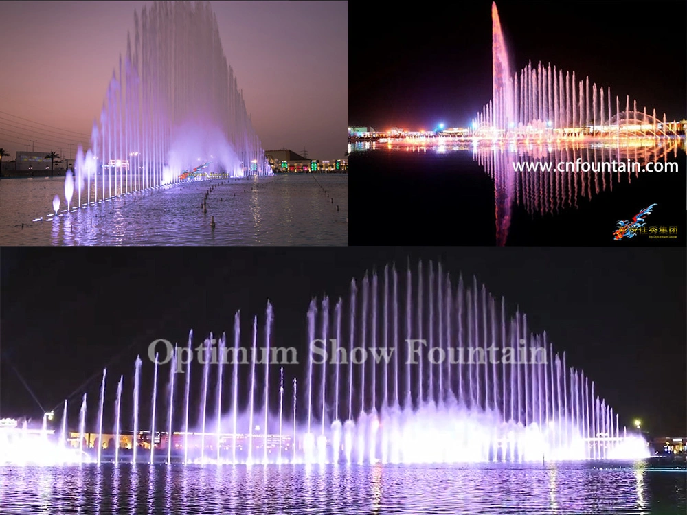 Outdoor Large Lake Floating Digital Swing Music Water Dance Fountain