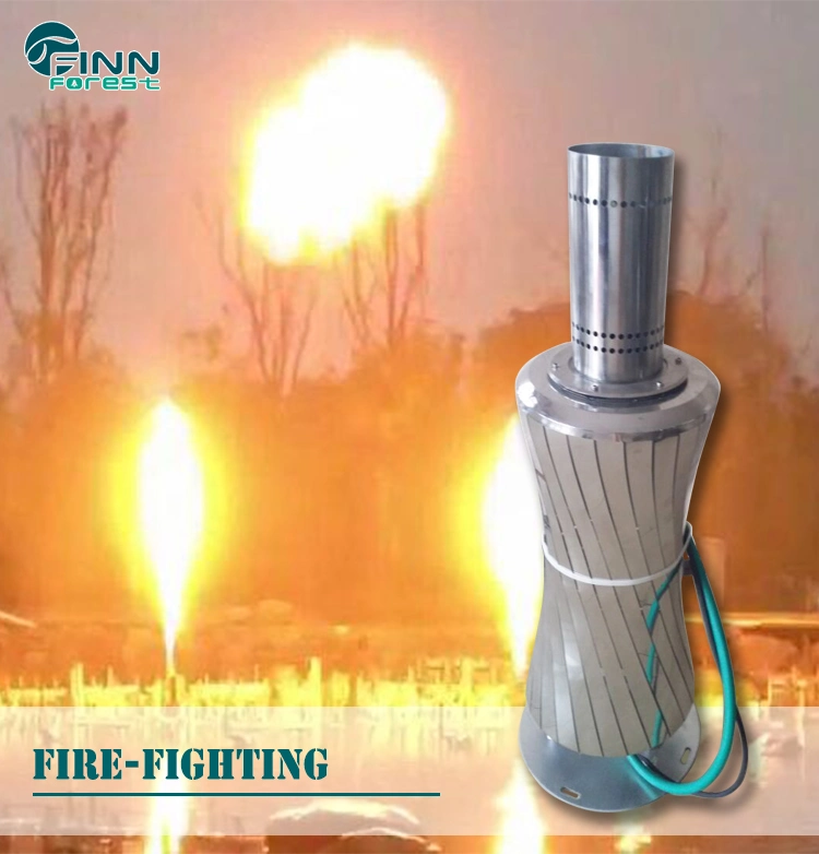 Decorative Music Dancing Fountains Fire Water Fountain Nozzle with Lights