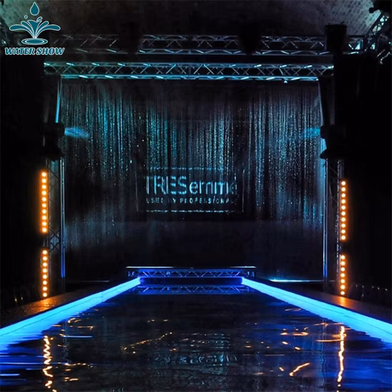 실내 장식 인공 폭포 분수 디지털 워터 커튼